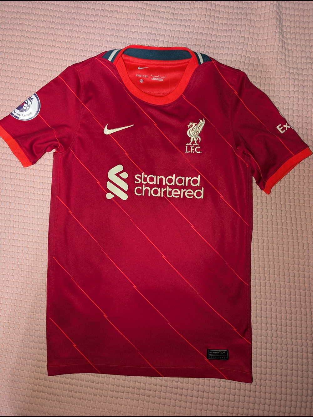 Nike Kids' Liverpool FC Red Soccer Jersey - #4 Virgil